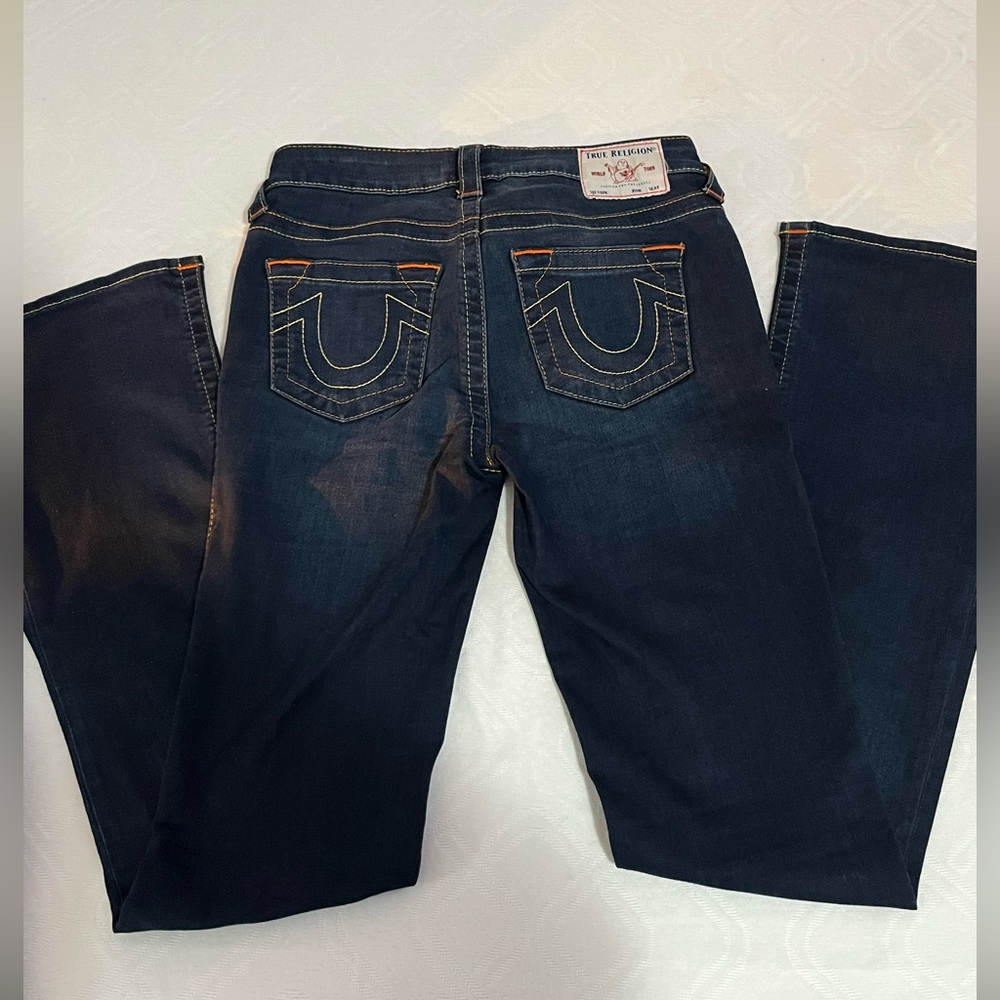 True religion Boot cut dark wash jeans